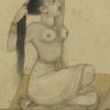 18th Century Mughal Miniature Nude Painting 3