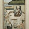 19th Century Islamic Mughal Miniature Painting, Darbar 2